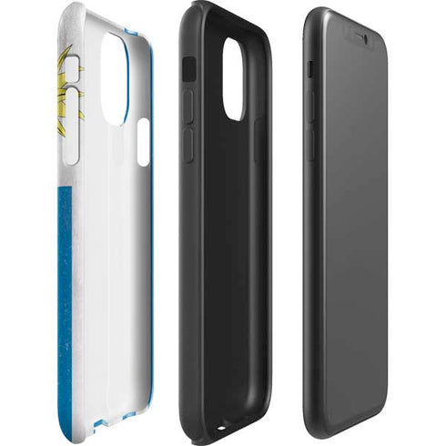 Uraguay Flag Distressed iPhone 11 Pro Max Impact Case