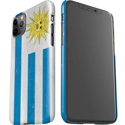 Uraguay Flag Distressed iPhone 11 Pro Max Lite Case