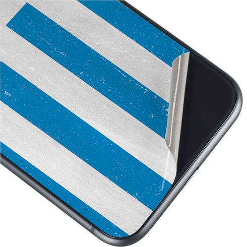Uraguay Flag Distressed iPhone 11 Skin