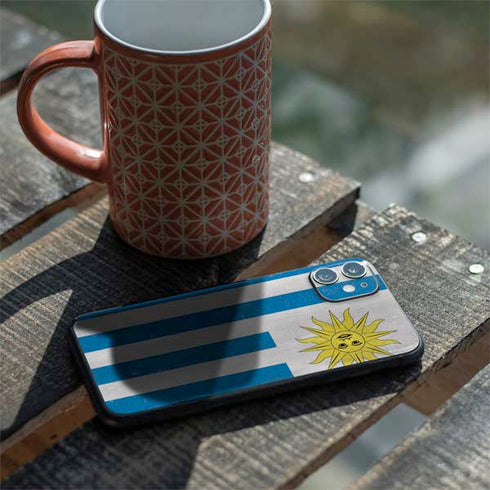 Uraguay Flag Distressed iPhone 11 Skin