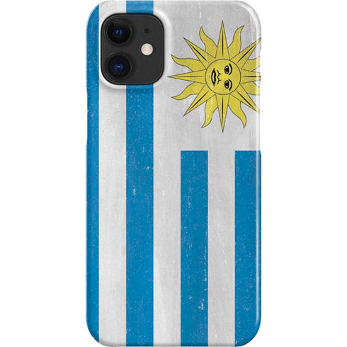 Uraguay Flag Distressed iPhone 12 Mini Lite Case