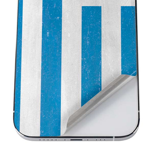 Uraguay Flag Distressed iPhone 12 Pro Max Skin