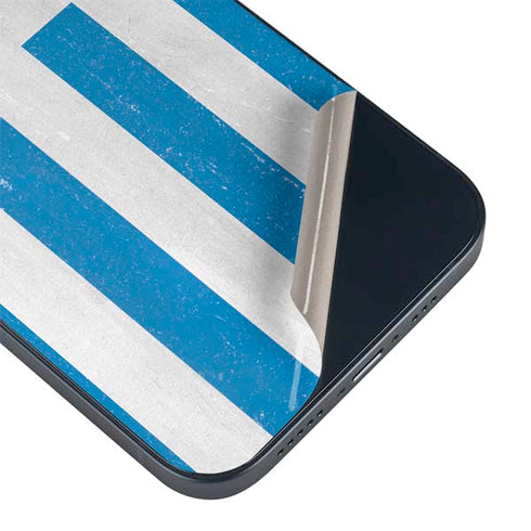 Uraguay Flag Distressed iPhone 13 Mini Skin