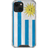 Uraguay Flag Distressed iPhone 15 Plus Clear Case