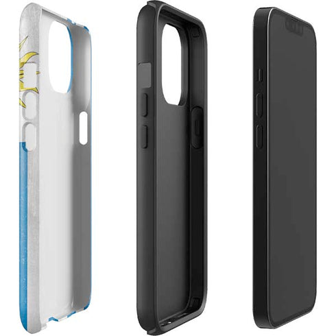 Uraguay Flag Distressed iPhone 15 Impact Case