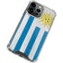 Uraguay Flag Distressed iPhone 15 Pro Clear Case