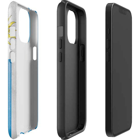 Uraguay Flag Distressed iPhone 14 Pro Max Impact Case