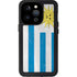 Uraguay Flag Distressed iPhone 14 Pro Waterproof Case