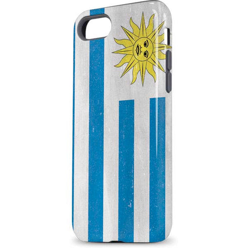 Uraguay Flag Distressed iPhone 7 Pro Case