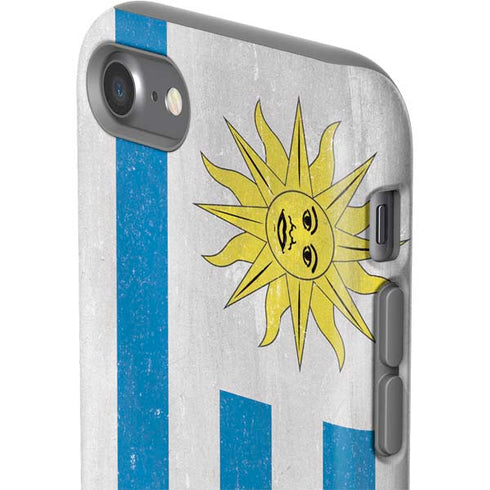 Uraguay Flag Distressed iPhone SE (2nd & 3rd Gen) Pro Case