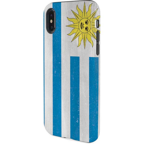 Uraguay Flag Distressed iPhone X Pro Case