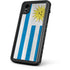 Uraguay Flag Distressed iPhone XR Waterproof Case