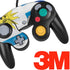 Uraguay Flag Distressed Nintendo GameCube Controller Skin