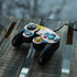 Uraguay Flag Distressed Nintendo GameCube Controller Skin