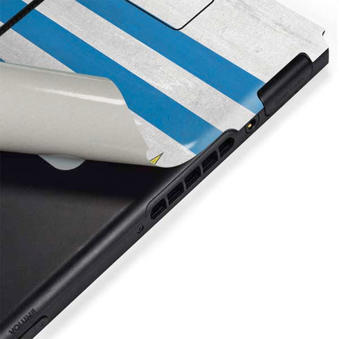 Uraguay Flag Distressed Nintendo Switch Bundle Skin