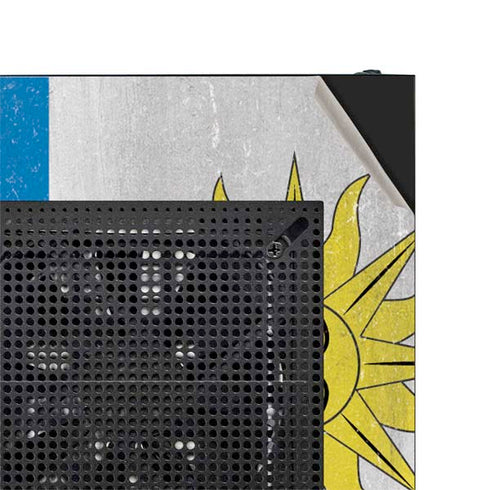 Uraguay Flag Distressed NZXT H510 Compact ATX Mid-Tower Case Skin