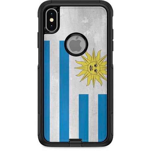 Uraguay Flag Distressed Otterbox Commuter iPhone Skin