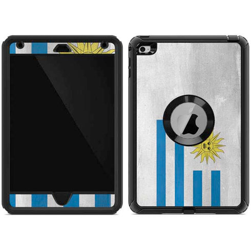 Uraguay Flag Distressed Otterbox Defender iPad Skin