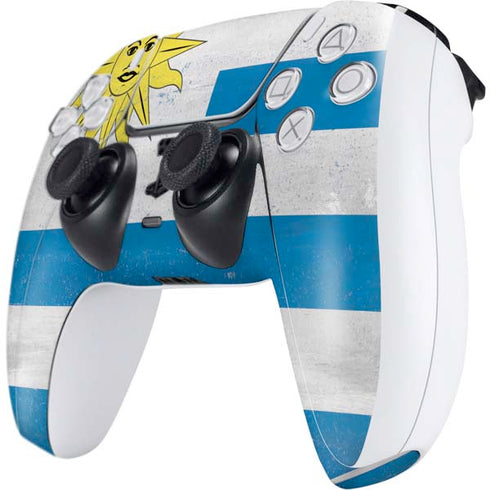 Uraguay Flag Distressed PS5 Controller Skin