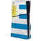 Uraguay Flag Distressed PS5 Slim Disk Console Skin