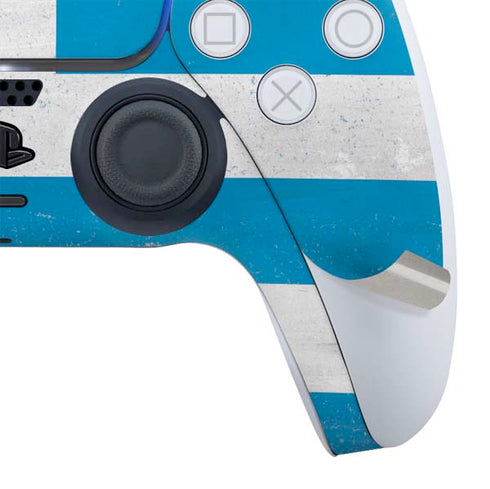 Uraguay Flag Distressed PS5 Slim Digital Edition Bundle Skin