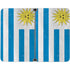 Uraguay Flag Distressed Surface Duo Skin