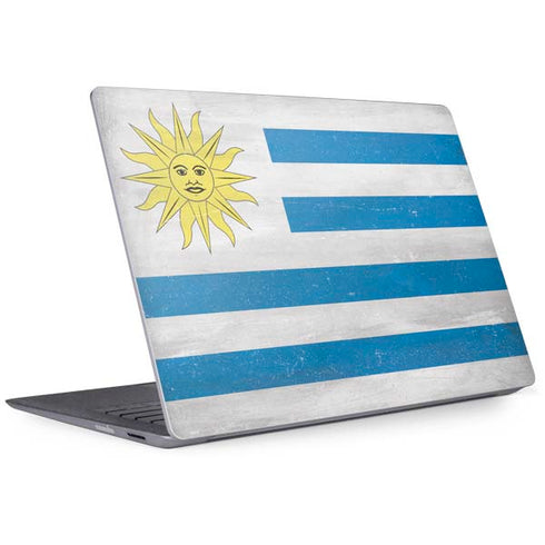 Uraguay Flag Distressed Surface Laptop 2 Skin
