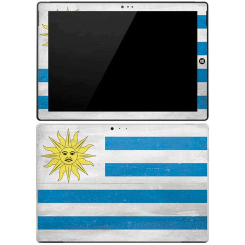 Uraguay Flag Distressed Surface Pro 3 Skin