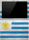 Uraguay Flag Distressed Surface Pro 4 Skin