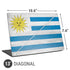 Uraguay Flag Distressed Universal Laptop 13in (10.6 x 7.6in) Skin