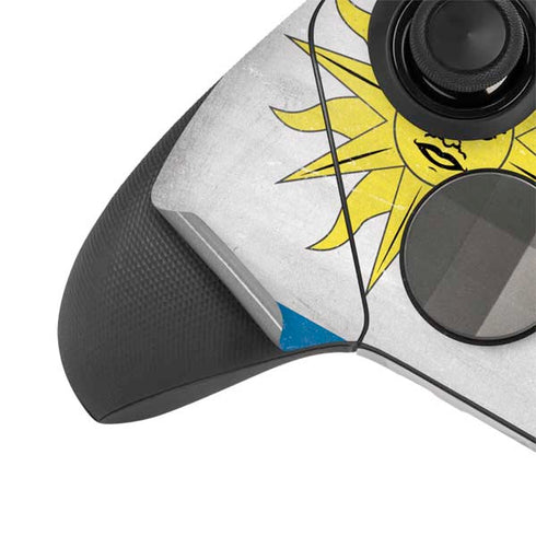 Uraguay Flag Distressed Xbox Elite Wireless Controller Series 2 Skin