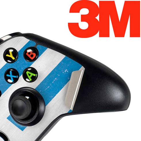 Uraguay Flag Distressed Xbox One Controller Skin