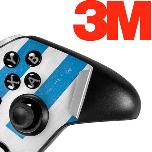 Uraguay Flag Distressed Xbox One Elite Controller Skin