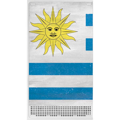 Uraguay Flag Distressed Xbox Series S Skins