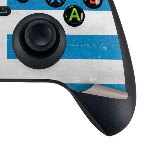 Uraguay Flag Distressed Xbox Series X Bundle Skin