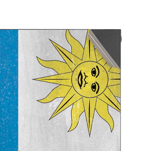 Uraguay Flag Distressed Xbox Series X Console Skin