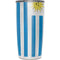 Uraguay Flag Distressed Yeti 20oz Tumbler Skin