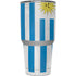 Uraguay Flag Distressed Yeti 30oz Rambler Tumbler Skin