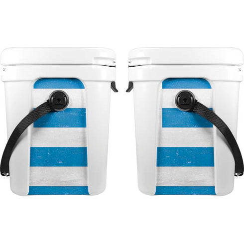 Uraguay Flag Distressed YETI Roadie 24 Hard Cooler Skin