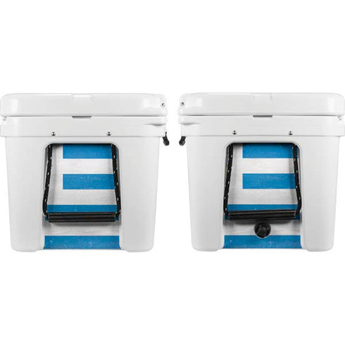 Uraguay Flag Distressed YETI Tundra 75 Hard Cooler Skin