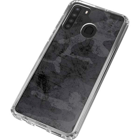Urban Camo Galaxy A21 Clear Case