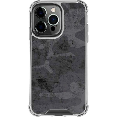 Urban Camo iPhone 14 Pro Clear Case