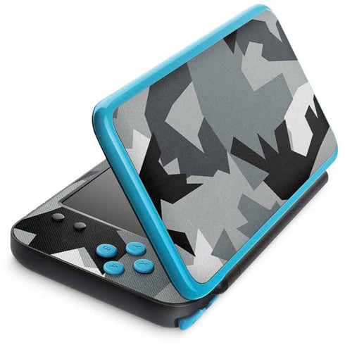 Urban Camouflage Black Nintendo 2DS XL (2017) Skin