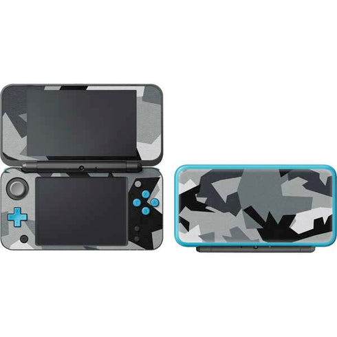 Urban Camouflage Black Nintendo 2DS XL (2017) Skin