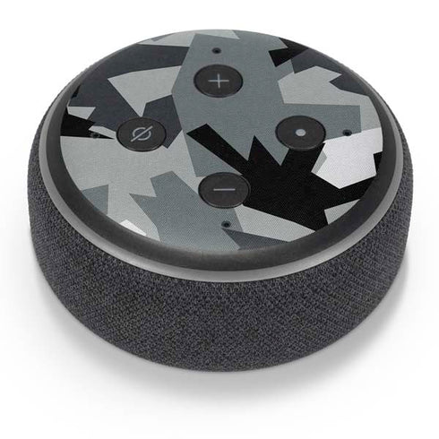 Urban Camouflage Black Amazon Echo Dot Skin