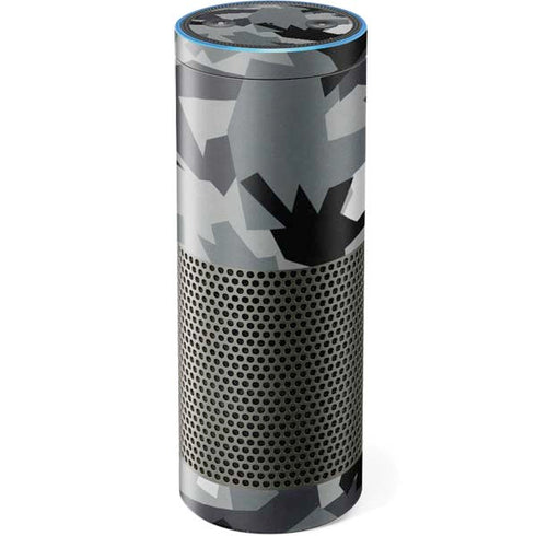 Urban Camouflage Black Amazon Echo Skin