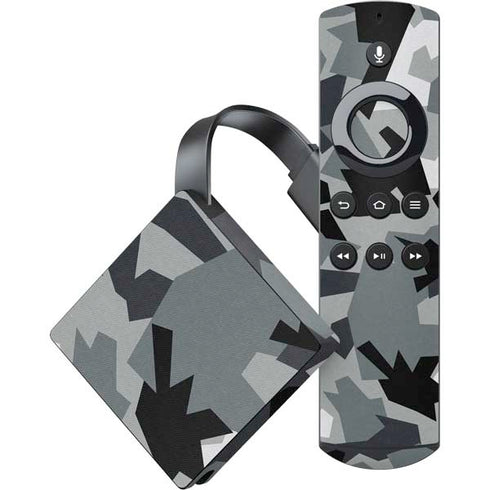 Urban Camouflage Black Amazon Fire TV Skin