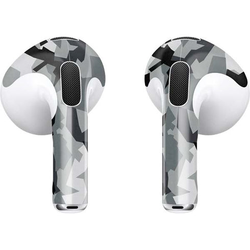 Urban Camouflage Black Apple AirPods (3rd Gen 2021) Skin