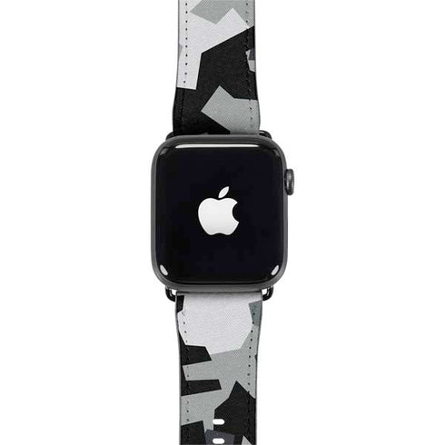 Urban Camouflage Black Apple Watch Band 38-40mm