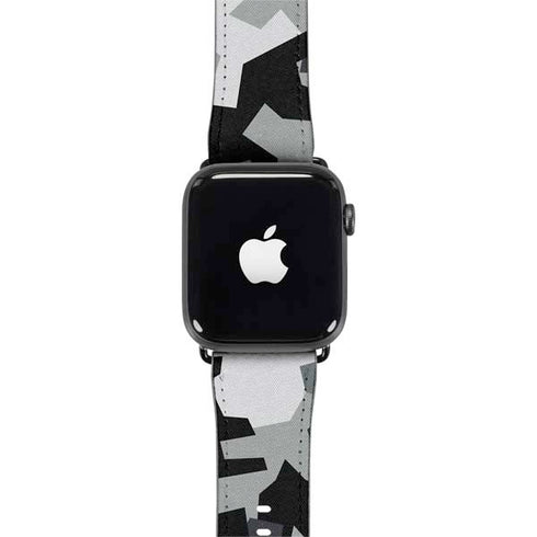 Urban Camouflage Black Apple Watch Band 42-44mm